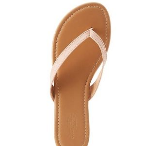 Suede Thong Flip Flop Sandals